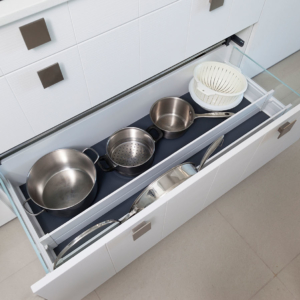 Storage inside drawers