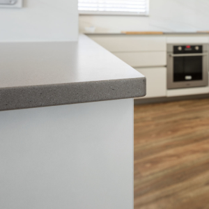 concrete look benchtop - KitchenHaus